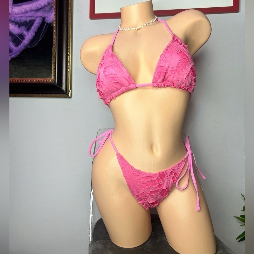 Destroyer Cheeky Bikini (Hot Pink)
